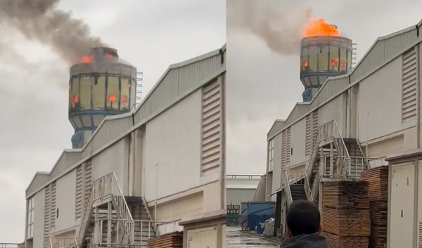 Bursa İnegöl'de orman ürünleri fabrikası alev alev yandı! Kısa sürede fabrika alev topuna döndü!