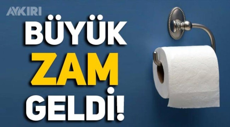 Artık Tuvalete Gitmek Bile Pahalı! Ekmek, Süt, Şeker Yetmedi! Tuvalet Kağıdına Rekor Zam Geldi!