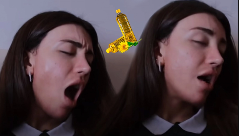 Markette Satılan Yağı Cinsel Organına Sokmaya Çalıştı! Tiktok Fenomeni Resmen Oha Dedirtti Mika Raun Olmaz Bu Kadar