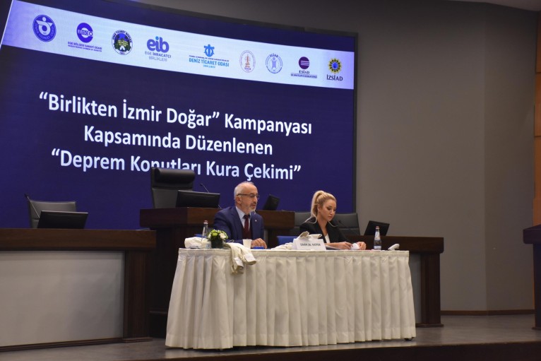 'Birlikten İzmir Doğar' projesiyle deprem konutlarının kurası çekildi! 84 konut depremzedelere teslim edilecek!