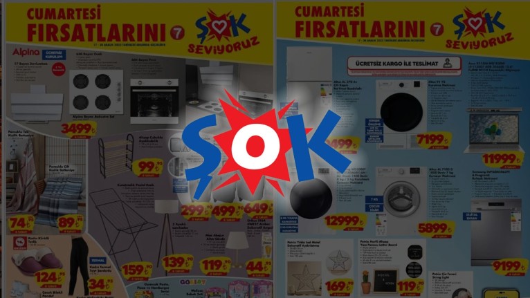 Şok Market beyaz eşyadan mobilyaya kadar getirdi, eşya alacaklar kaçırmasın, indirimli satılacak