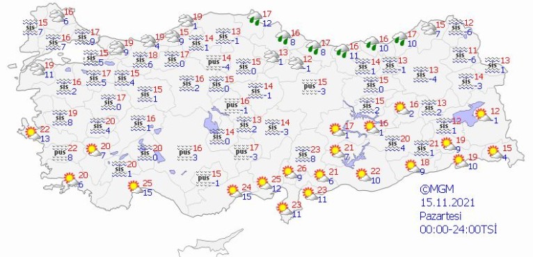 Meteoroloji 15 Kasım Hava Durumunu Duyurdu! İstanbullular Dikkat Etsin!
