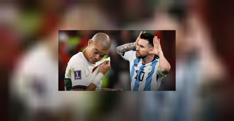 Fas yenilgisi tadını kaçırdı! Pepe'den olay açıklama: Messi'ye ateş püskürdü!